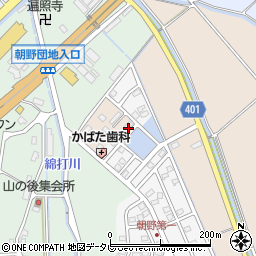 福岡県宗像市朝野15周辺の地図