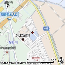 福岡県宗像市朝野13-1周辺の地図