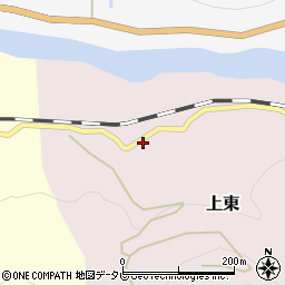 高知県長岡郡大豊町上東56周辺の地図