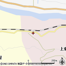 高知県長岡郡大豊町上東32周辺の地図