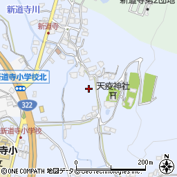 新道寺東公園周辺の地図