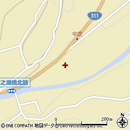 和歌山県田辺市中辺路町栗栖川142-16周辺の地図