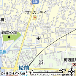 愛媛県伊予郡松前町筒井535周辺の地図