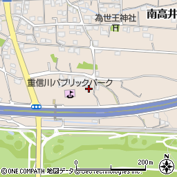 愛媛県松山市南高井町961周辺の地図