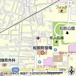 愛媛県伊予郡松前町筒井645周辺の地図