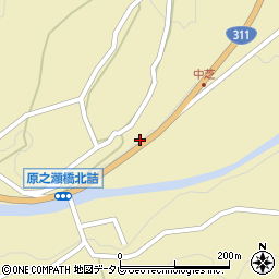 和歌山県田辺市中辺路町栗栖川233-1周辺の地図