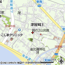 まごころ本舗デイサービス津屋崎周辺の地図