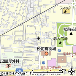 朝日新聞サービスアンカー・松前・伊予市周辺の地図