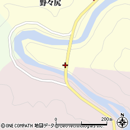 徳島県那賀郡那賀町古屋鎌淵周辺の地図