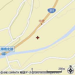 和歌山県田辺市中辺路町栗栖川142周辺の地図