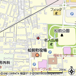 愛媛県伊予郡松前町筒井653-4周辺の地図