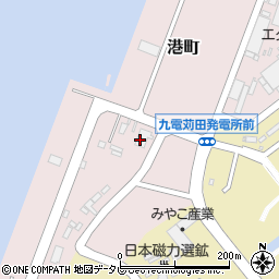 苅田港海陸運送株式会社　経理課周辺の地図