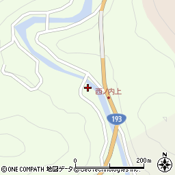 徳島県那賀郡那賀町御所谷車瀬1-3周辺の地図