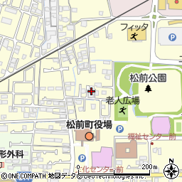 愛媛県伊予郡松前町筒井653-5周辺の地図