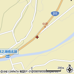 和歌山県田辺市中辺路町栗栖川142-27周辺の地図