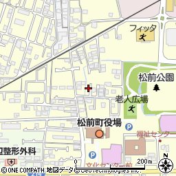 愛媛県伊予郡松前町筒井654-3周辺の地図