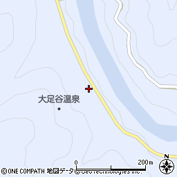 徳島県那賀郡那賀町水崎渡り瀬周辺の地図