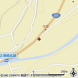 和歌山県田辺市中辺路町栗栖川142-5周辺の地図