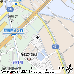 福岡県宗像市朝野4周辺の地図