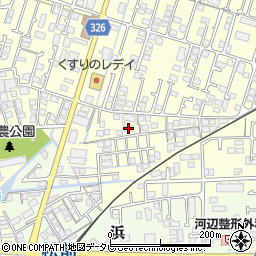 愛媛県伊予郡松前町筒井466-2周辺の地図