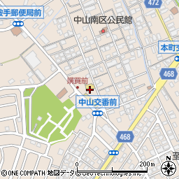 グリーンコープくらて店周辺の地図