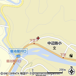 和歌山県田辺市中辺路町栗栖川36-1周辺の地図