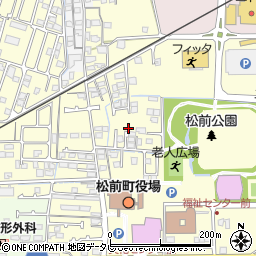 愛媛県伊予郡松前町筒井653周辺の地図