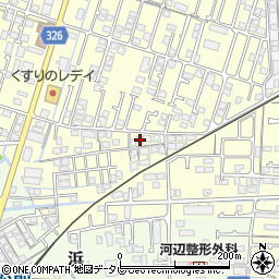 愛媛県伊予郡松前町筒井468-5周辺の地図