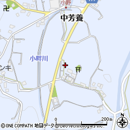 和歌山県田辺市中芳養2705周辺の地図