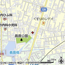 愛媛県伊予郡松前町筒井375周辺の地図