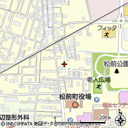 愛媛県伊予郡松前町筒井600-3周辺の地図