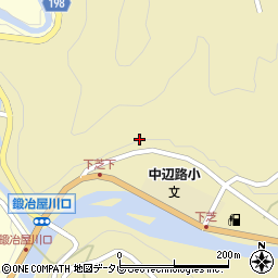 和歌山県田辺市中辺路町栗栖川51-1周辺の地図