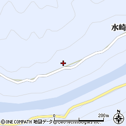徳島県那賀郡那賀町水崎柳ノ久保周辺の地図