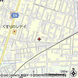 愛媛県伊予郡松前町筒井368-4周辺の地図