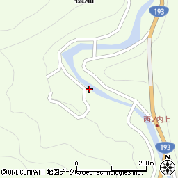 徳島県那賀町（那賀郡）御所谷（御所谷）周辺の地図