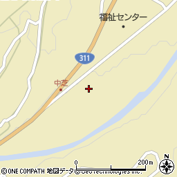 和歌山県田辺市中辺路町栗栖川171-11周辺の地図