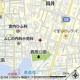 愛媛県伊予郡松前町筒井1342-1周辺の地図