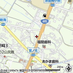 西日本新聞エリアセンター　津屋崎周辺の地図