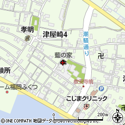 福津市役所　津屋崎千軒民俗館藍の家周辺の地図
