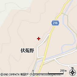 和歌山県田辺市伏菟野75周辺の地図