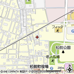 愛媛県伊予郡松前町筒井666-2周辺の地図