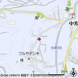 和歌山県田辺市中芳養2865-1周辺の地図