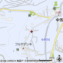 和歌山県田辺市中芳養2865周辺の地図