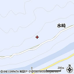 徳島県那賀郡那賀町水崎中村周辺の地図