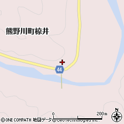 和歌山県新宮市熊野川町椋井73周辺の地図