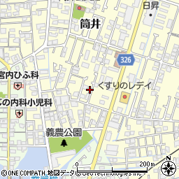 愛媛県伊予郡松前町筒井341-5周辺の地図