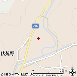和歌山県田辺市伏菟野137周辺の地図