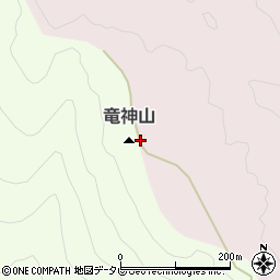竜神山周辺の地図