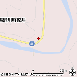和歌山県新宮市熊野川町椋井70周辺の地図