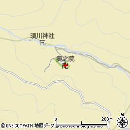 奥之院周辺の地図